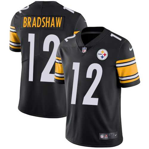 Nike Pittsburgh Steelers #12 Terry Bradshaw Black Team Color NFL Vapor Untouchable Limited Jersey,We sell and wholesale Nike Pittsburgh Steelers #12 Terry Bradshaw Black Team Color NFL Vapor Untouchable Limited Jersey on line form chian!